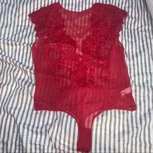 Fashion Nova Red Teddy XL